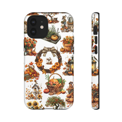 Impact Resistant, Fall Leaves Collage, Cute Phone Cases for Samsung S24, S23, S22, S21, IPhone 15 pro Iphone 14 pro Iphone 13 IPhone 12 Iphone 11