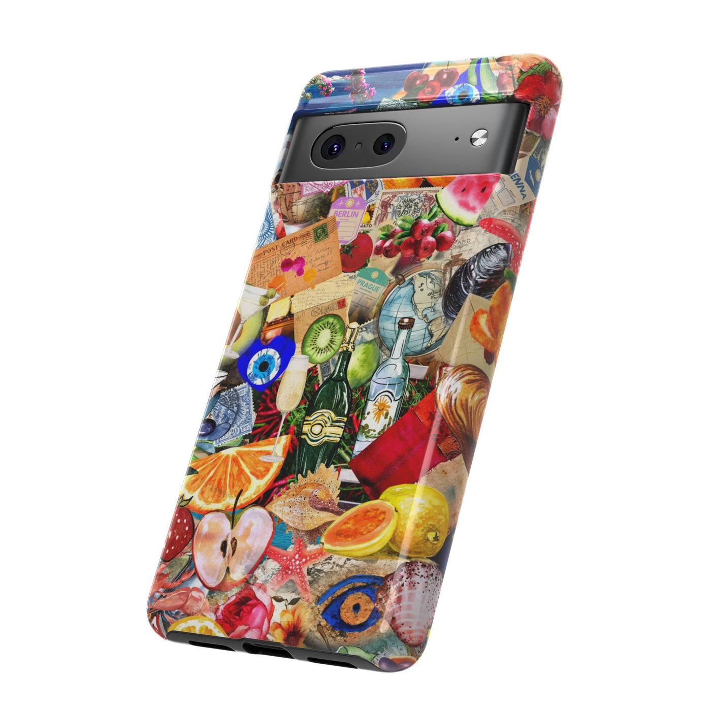 Fruity European Summer Impact Resistant Cute Phone Cases for Samsung S24, S23, S22, S21, IPhone 15 pro Iphone 14 pro Iphone 13 IPhone 12 Iphone 11