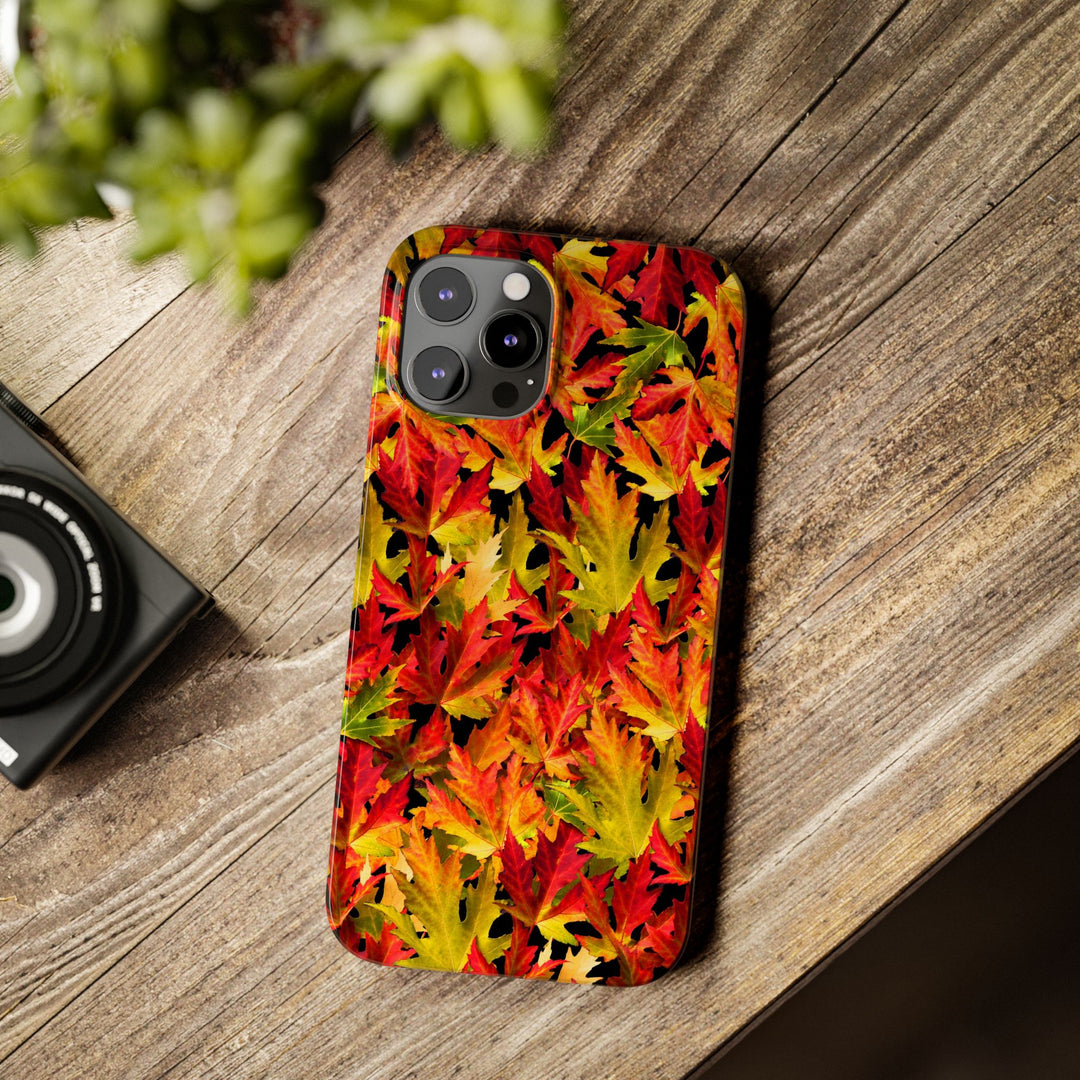Slim Fall Leaves Slim Cute Phone Cases for Iphone | iPhone 15 Case | iPhone 15 Pro Max Case, Iphone 14, Iphone 14 Pro Max, Iphone 13 - Studio40ParkLane