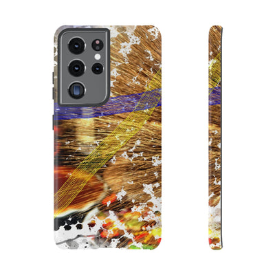 Impact Resistant, Pecan Pie Abstract, Cute Phone Cases for Samsung S24, S23, S22, S21, IPhone 15 pro Iphone 14 pro Iphone 13 IPhone 12 Iphone 11