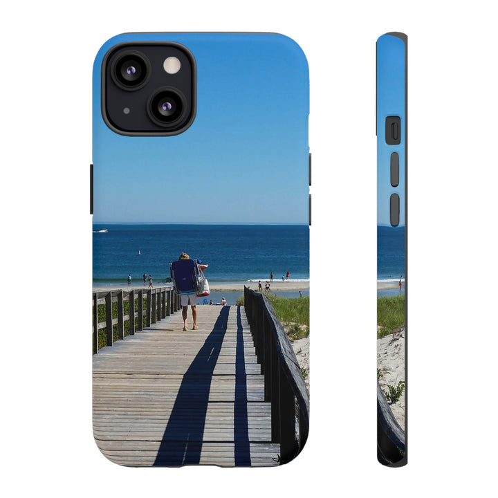 Cute Samsung Case | Cool Iphone Case | Summer Beach Walk, Samsung S24, S23, S22, S21, IPhone 15 Case | Iphone 14 Case, Iphone 13 Case - Studio40ParkLane