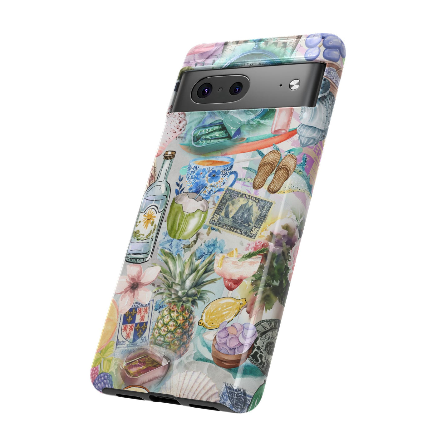 Impact Resistant, Travel Coquette Collage, Cute Phone Cases for Samsung S24, S23, S22, S21, IPhone 15 pro Iphone 14 pro Iphone 13 IPhone 12 Iphone 11