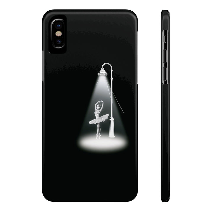 Slim Ballet Dancer Spotlight Gift for Her Cute Phone Cases for Iphone 16 Pro Max | iPhone 15 Case | iPhone 15 Pro Max Case, Iphone 14, 13, 12, 11, 10, 8, 7 - Studio40ParkLane