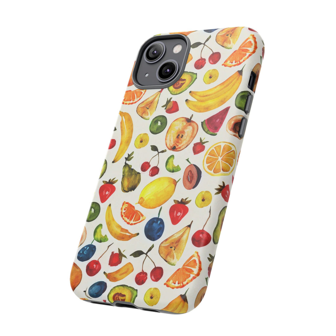 Impact Resistant, Mixed Fruits, Cute Phone Cases for Samsung S24, S23, S22, S21, IPhone 15 pro Iphone 14 pro Iphone 13 IPhone 12 Iphone 11 - Studio40ParkLane