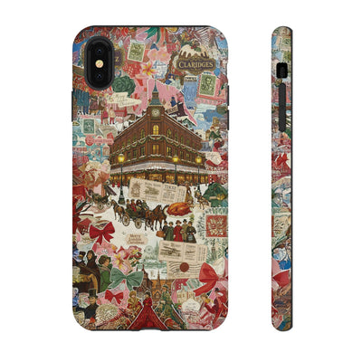 Aesthetic Tough London Coquette Collage Premium Phone Case - For iPhone 17 Pro Max iPhone 16 Pro iPhone 15 Iphone 14 Plus 13 Pro 12 11 10 XR - Studio40ParkLane
