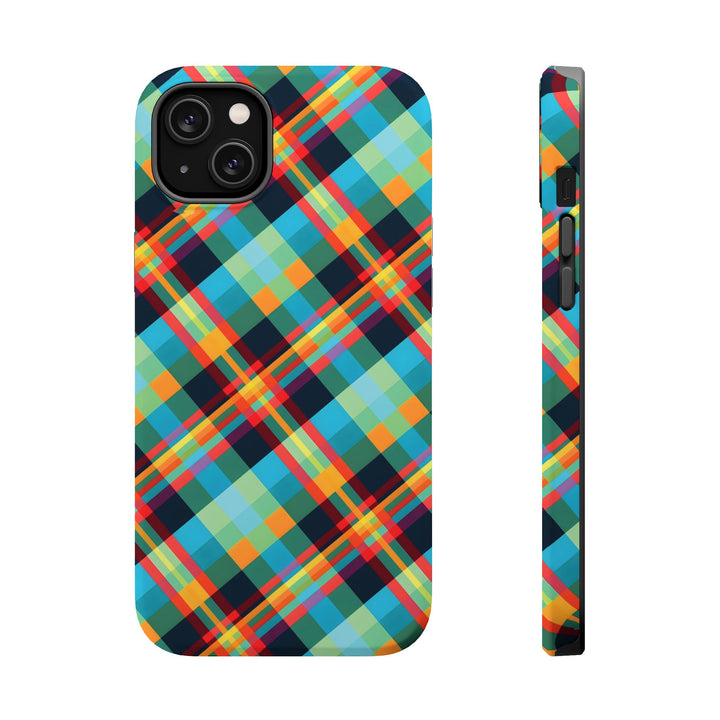 Checkered Plaid Magsafe Gift for Her Cute Phone Case for Iphone, | iPhone 16 | iPhone 15 Pro Max, Iphone 14 Pro Max, 13 12 11 10 9 8 7 - Studio40ParkLane
