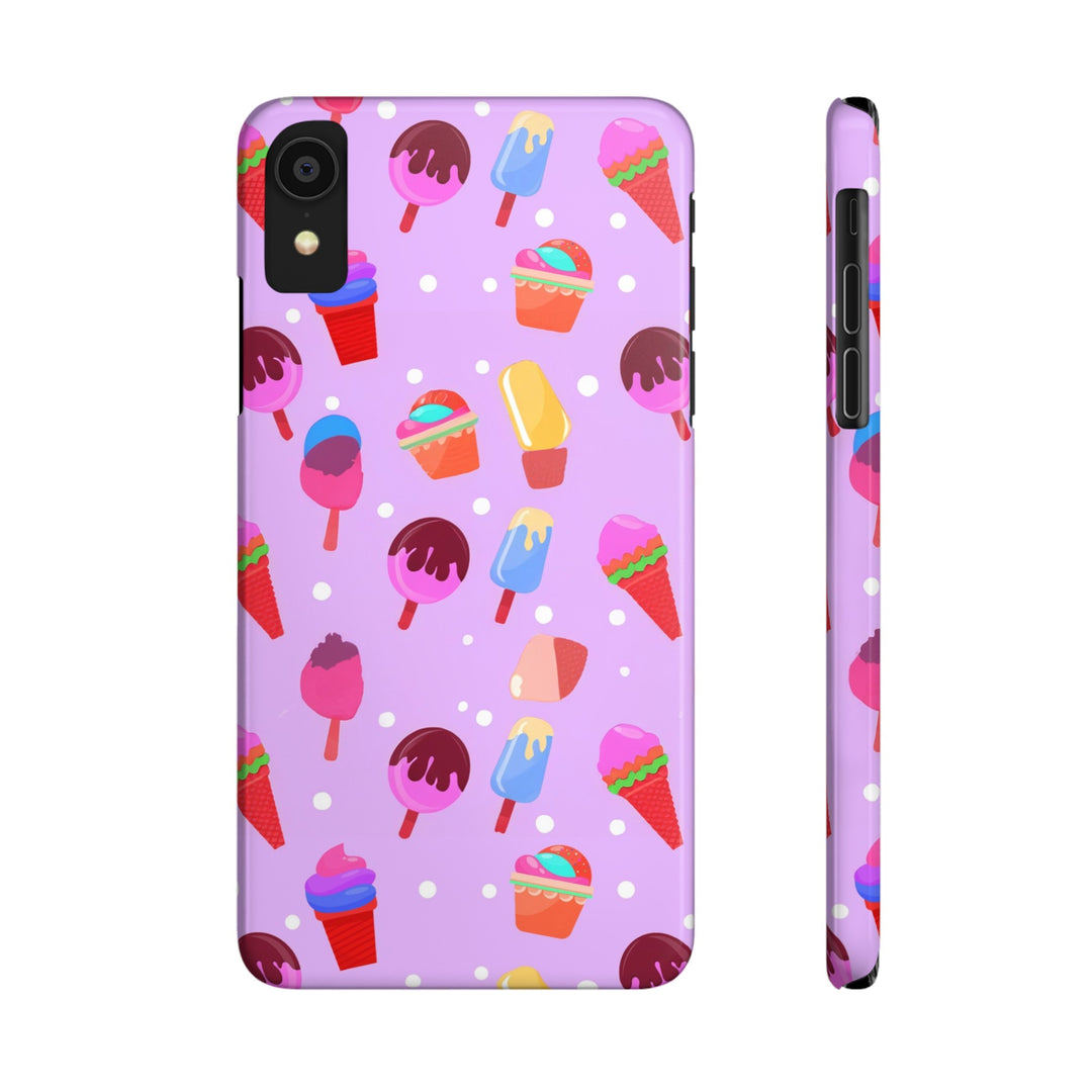 Slim Cute Phone Cases for Iphone - | iPhone 15 Case | iPhone 15 Pro Max Case, Iphone 14 Case, Iphone 14 Pro Max, Iphone 13, Summer Ice - cream Pink - Studio40ParkLane