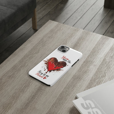 Slim Cute iPhone Cases - | iPhone 15 Case | iPhone 15 Pro Max Case, Iphone 14 Case, Iphone 14 Pro Max, Iphone 13, Valentine Chocolate Heart Love