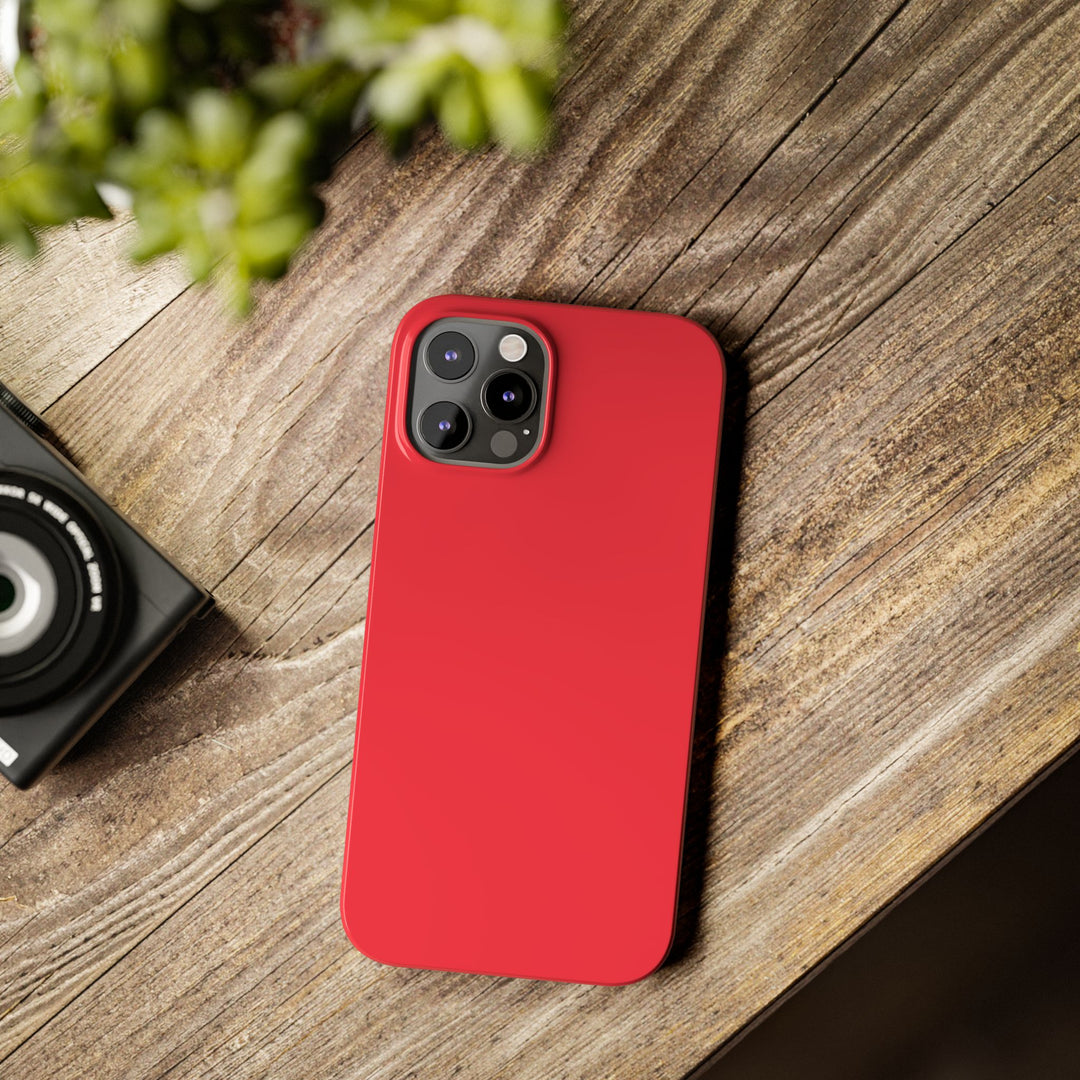 Slim Red Rouge Gift for Her Aesthetic Cute Phone Case for Iphone 16 - | iPhone 15 Pro Max Case | iPhone 14 Case 13 12 11 10 9 8 7 - Studio40ParkLane