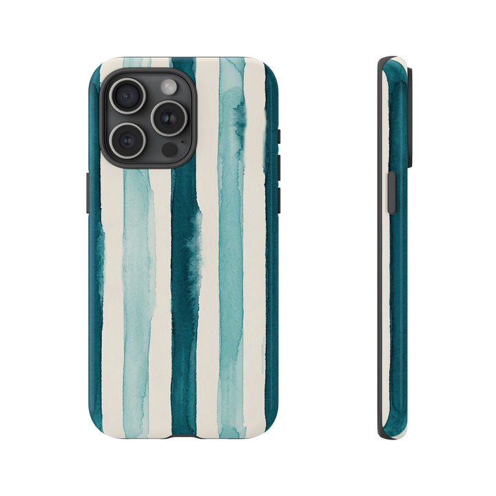 Tough Cute Green Stripes Phone Case, for IPhone 17 Pro Max | Iphone 17 Air, Iphone 16, IPhone 15, 14 13 12, Samsung Galaxy S26, S25, S24, S23