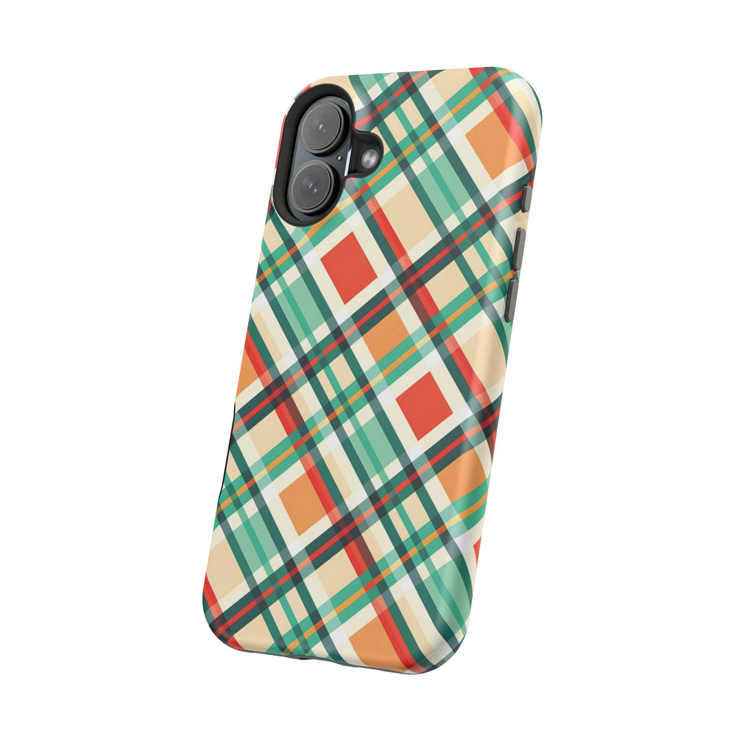 Checkered Plaid Magsafe Gift for Her Cute Phone Case for Iphone, | iPhone 16 | iPhone 15 Pro Max, Iphone 14 Pro Max, 13 12 11 10 9 8 7 - Studio40ParkLane