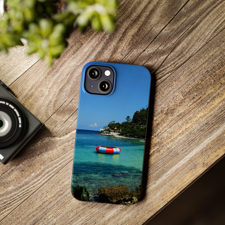 Slim Cute Phone Cases for Iphone - | iPhone 15 Case | iPhone 15 Pro Max Case, Iphone 14 Case, Iphone 14 Pro Max, Iphone 13, Summer Jamaica Beach - Studio40ParkLane