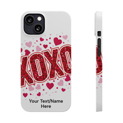 Slim Custom Personalized Valentine Love Gift for Her Cute Phone Cases for Iphone 16 Pro Max | iPhone 15 Case | iPhone 15 Pro Max Case, Iphone 14, 13, 12, 11, 10, 8, 7