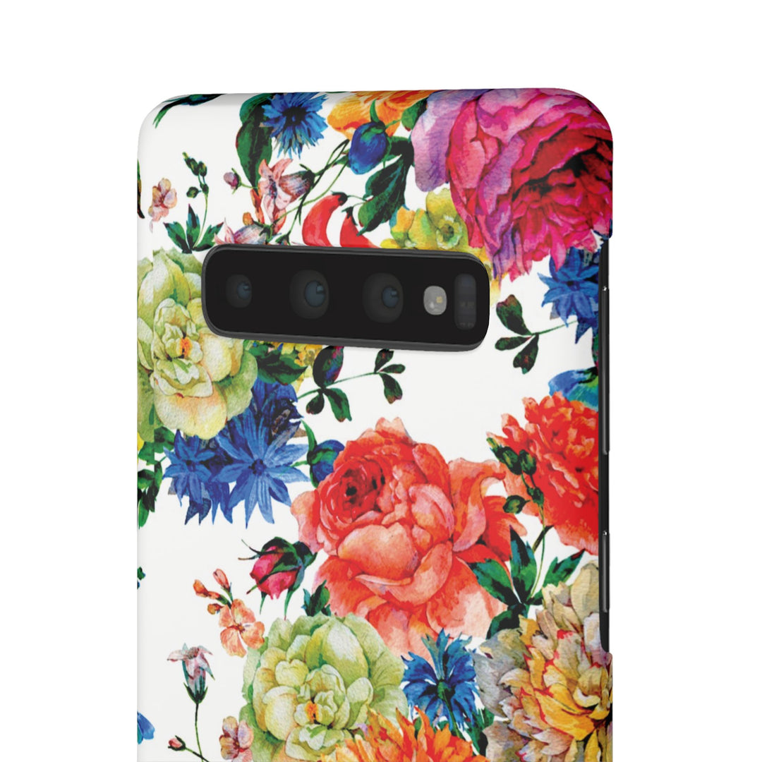Sleek Snap Colorful Flowers Cute Phone Case for iPhone 16 15 14 13 12 11 X Xs Max Xr Pro Plus Samsung Galaxy S24 S23 S22 S21 S20 Note Ultra