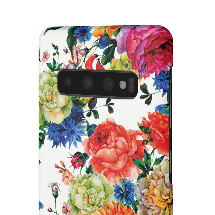 Sleek Snap Colorful Flowers Cute Phone Case for iPhone 16 15 14 13 12 11 X Xs Max Xr Pro Plus Samsung Galaxy S24 S23 S22 S21 S20 Note Ultra