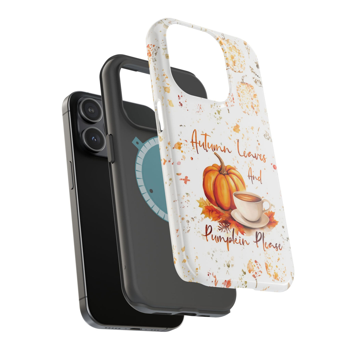 Fall Leaves Pumpkins Tough Magsafe Cute Phone Cases for Iphone | iPhone 15 Case | iPhone 15 Pro Max Case, Iphone 14, Iphone 14 13 12 11 10 9 8 7 - Studio40ParkLane