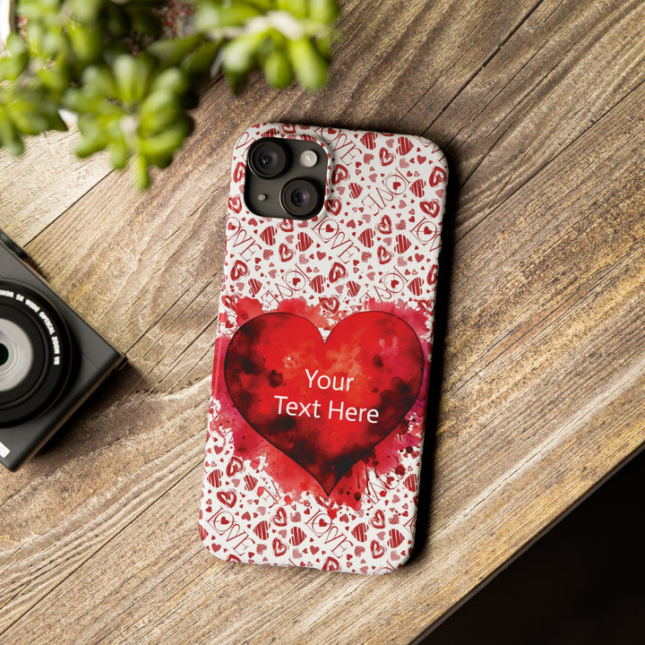Slim Cute Phone Cases for Iphone - | iPhone 15 Case | iPhone 15 Pro Max Case, Iphone 14 Case, Iphone 14 Pro Max, Iphone 13, Valentine Hearts Love - Studio40ParkLane