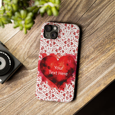 Slim Cute iPhone Cases - | iPhone 15 Case | iPhone 15 Pro Max Case, Iphone 14 Case, Iphone 14 Pro Max, Iphone 13, Valentine Hearts Love