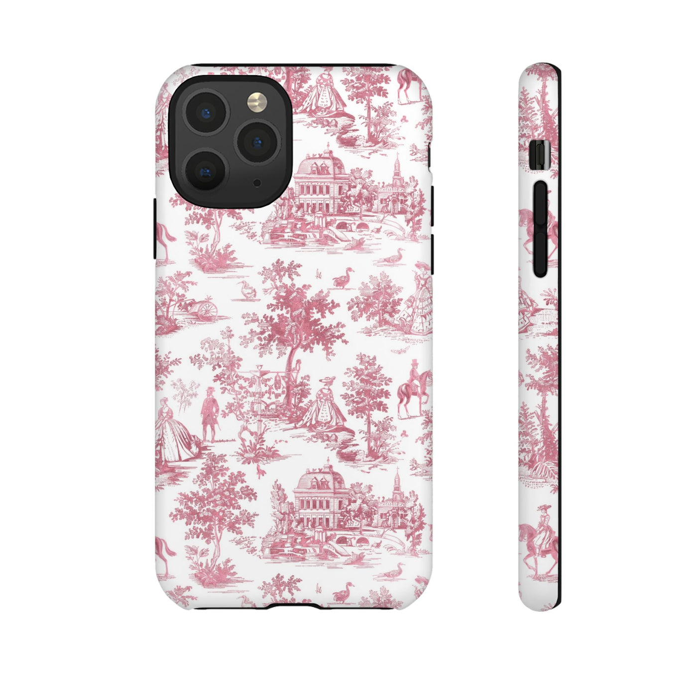 Premium Tough French Toile Gift for Her Cute Phone Cases for Samsung S25, S24, S23, S22, S21 Iphone, 16, 15, 14, 13, 12 Plus Max Pro Ultra - Studio40ParkLane