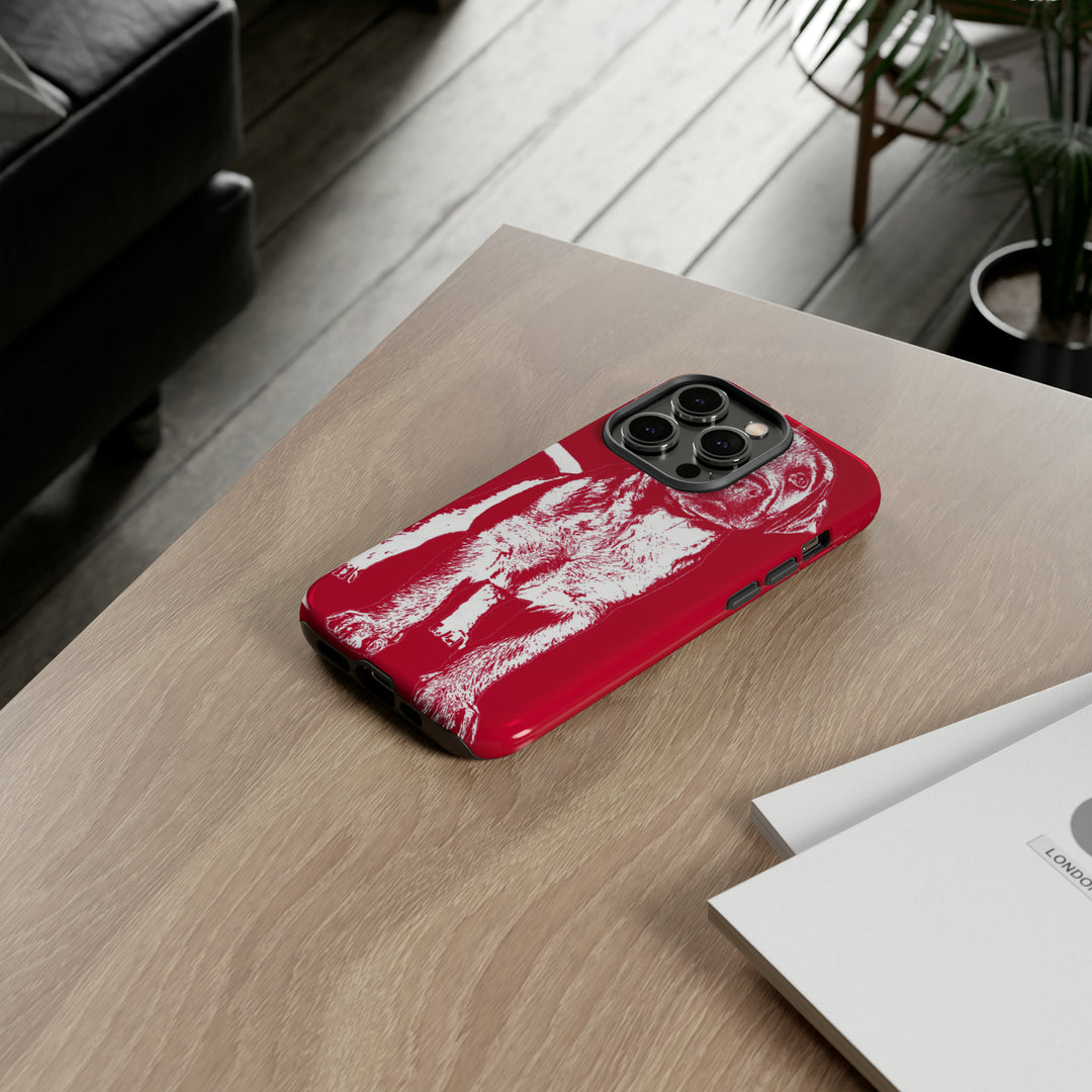 Cute IPhone Case | iPhone 15 Case | iPhone 15 Pro Max Case, Iphone 14 Case, Iphone 14 Pro Max Case IPhone Case for Dog Lovers, Puppy Dog Red - Studio40ParkLane