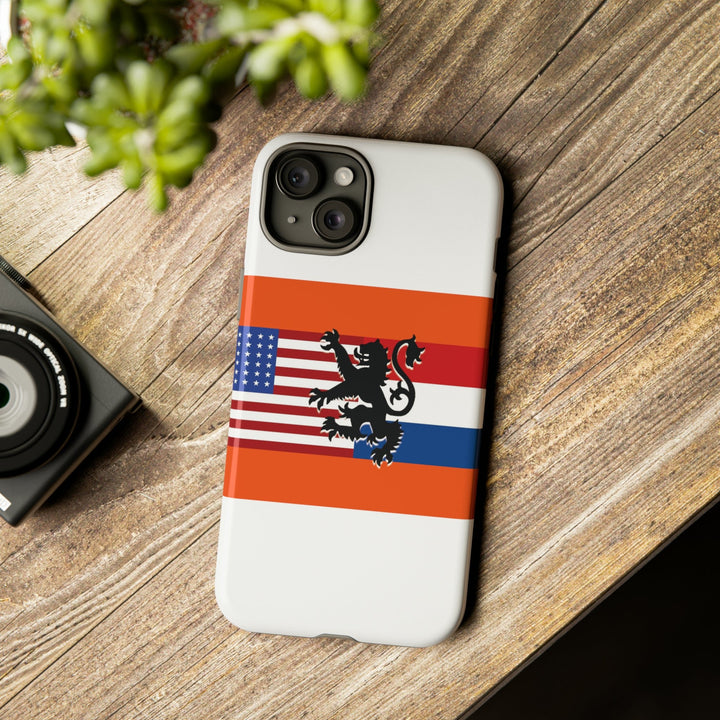 Cute IPhone Case | iPhone 15 Case | iPhone 15 Pro Max Case, Iphone 14 Case, Iphone 14 Pro Max Case IPhone Case for Art Lovers, Dutch US Flag - Studio40ParkLane
