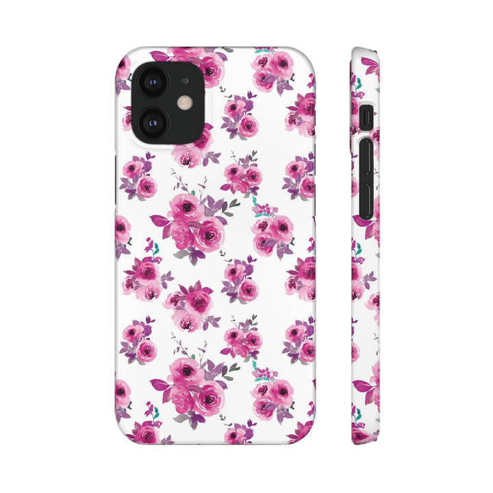 Sleek Snap Flowers Gift for Her Cute Phone Case for iPhone 16 15 14 13 12 11 X Xs Max Xr Pro Plus Samsung Galaxy S24 S23 S22 S21 S20 Ultra