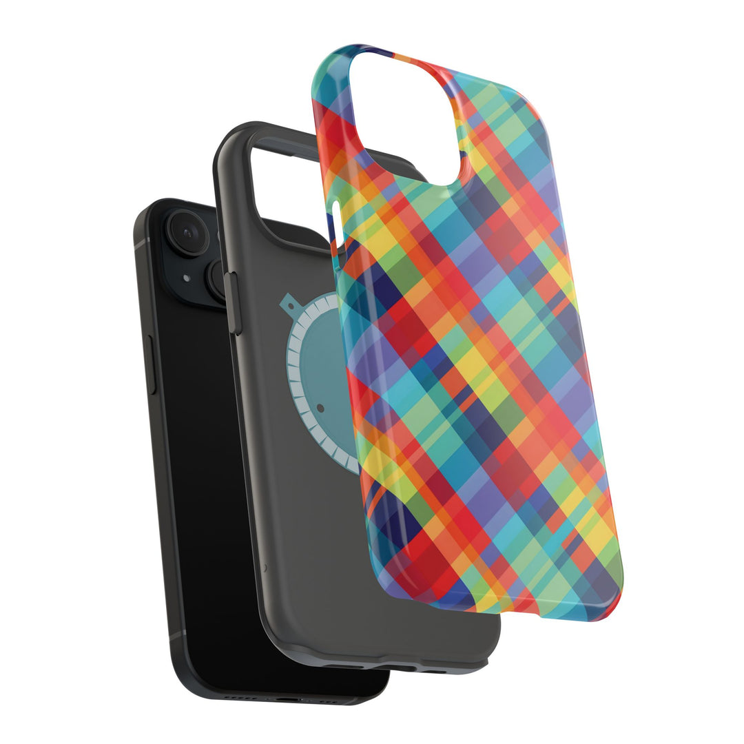 Checkered Plaid Magsafe Gift for Her Cute Phone Case for Iphone, | iPhone 16 | iPhone 15 Pro Max, Iphone 14 Pro Max, 13 12 11 10 9 8 7 - Studio40ParkLane