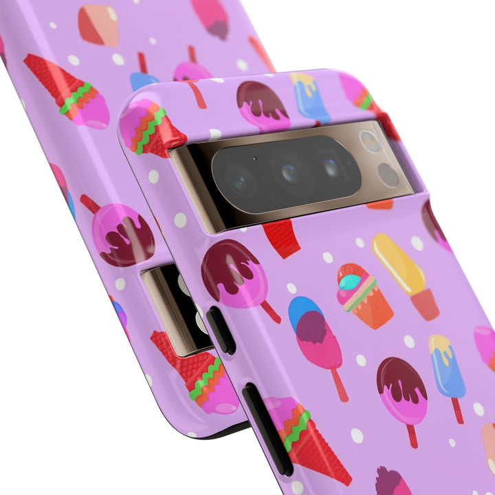 Cute Samsung Case | Cool Iphone Case | Summer Pink Ice - Cream, Samsung S24, S23, S22, S21, IPhone 15 Case | Iphone 14 Case, Iphone 13 Case - Studio40ParkLane