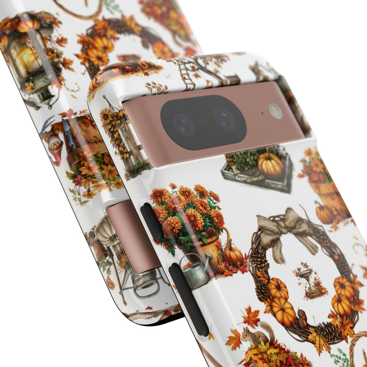 Impact Resistant, Fall Leaves Collage, Cute Phone Cases for Samsung S24, S23, S22, S21, IPhone 15 pro Iphone 14 pro Iphone 13 IPhone 12 Iphone 11 - Studio40ParkLane