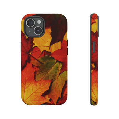 Autumn Fall Leaves Gift Cute Phone Case for, Samsung Galaxy S24, S23, S22, S21, IPhone 16 Case | Iphone 15, Iphone 14, IPhone 13 Case Mom Dad Gift