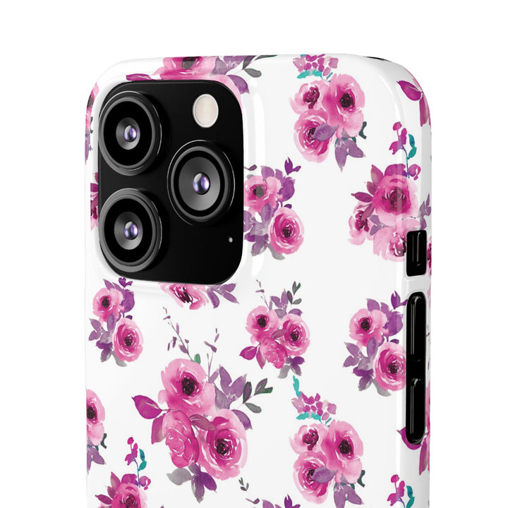 Sleek Snap Flowers Gift for Her Cute Phone Case for iPhone 16 15 14 13 12 11 X Xs Max Xr Pro Plus Samsung Galaxy S24 S23 S22 S21 S20 Ultra