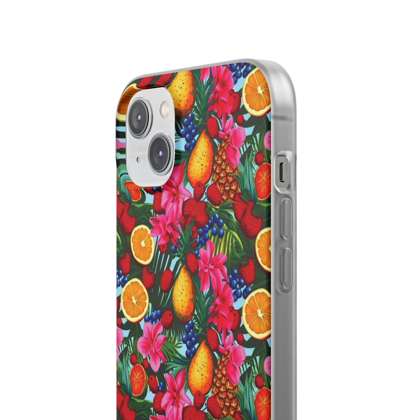 Cute Flexi Phone Cases, For Iphones and Samsung Galaxy Phones, Summer Mixed Fruit, Galaxy S23 Phone Case, Samsung S22 Case, Samsung S21, Iphone 15, Iphone 14, Iphone 13