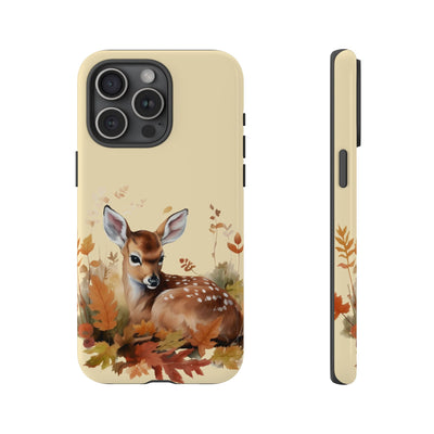 Autumn Fall Deer Gift for Her Cute Phone Case for, Samsung Galaxy S24, S23, S22, S21, IPhone 16 Case | Iphone 15, Iphone 14, IPhone 13 Case