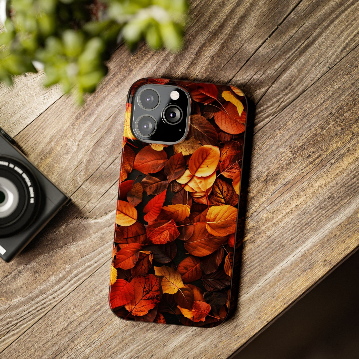 Slim Fall Autumn Leaves Gift for Her Cute Phone Cases for Iphone 16 | iPhone 15 Case | iPhone 15 Pro Max Case, Iphone 14, Iphone 14 Pro Max, Iphone 13, Slim