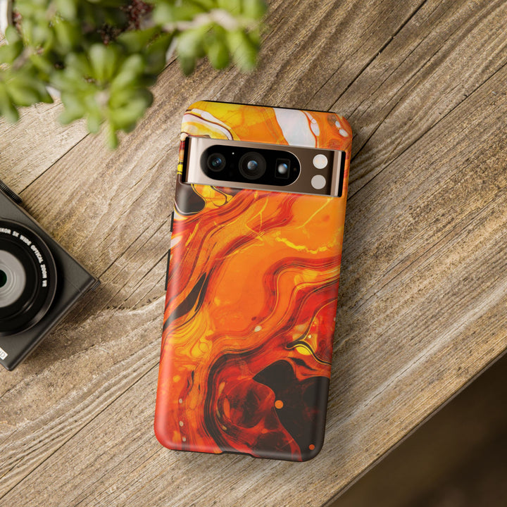 Impact Resistant, Fall Colors Marble, Cute Phone Cases for Samsung S24, S23, S22, S21, IPhone 15 pro Iphone 14 pro Iphone 13 IPhone 12 Iphone 11 - Studio40ParkLane