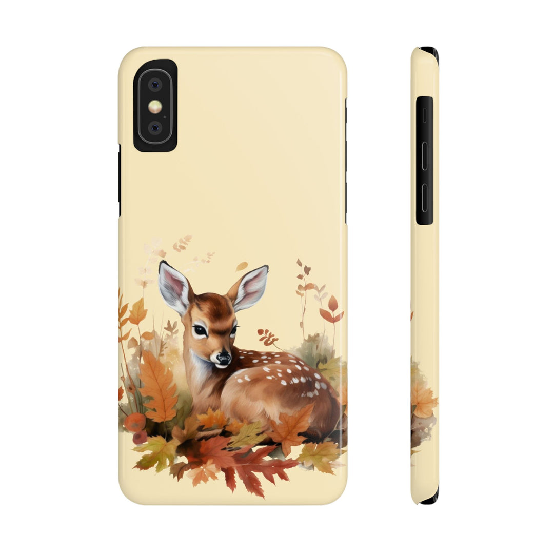 Slim Autumn Fall Deer Gift for Her Cute Phone Cases for Iphone 16 | iPhone 15 Case | iPhone 15 Pro Max Case, Iphone 14, Iphone 14 Pro Max, Iphone 13, Slim - Studio40ParkLane