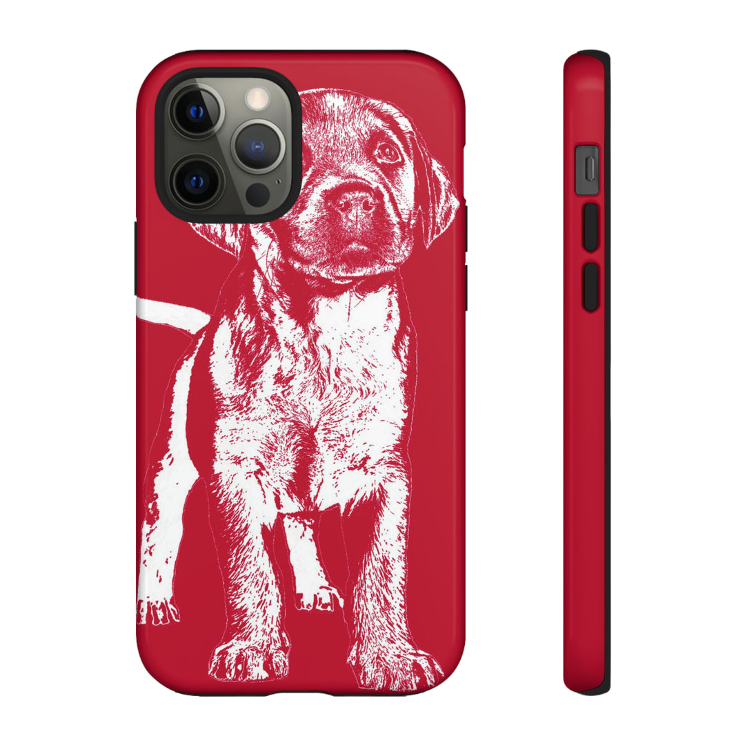 Cute IPhone Case | iPhone 15 Case | iPhone 15 Pro Max Case, Iphone 14 Case, Iphone 14 Pro Max Case IPhone Case for Dog Lovers, Puppy Dog Red - Studio40ParkLane