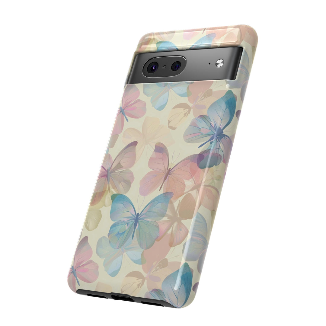 Cute Samsung Case | Cool Iphone Case | Summer Pastel Butterflies, Samsung S24, S23, S22, S21, IPhone 15 Case | Iphone 14 Case, Iphone 13 Case - Studio40ParkLane