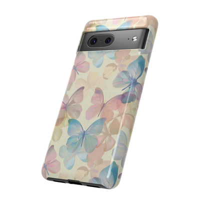 Cute Samsung Case | Cool Iphone Case | Summer Pastel Butterflies, Samsung S24, S23, S22, S21, IPhone 15 Case | Iphone 14 Case, Iphone 13 Case