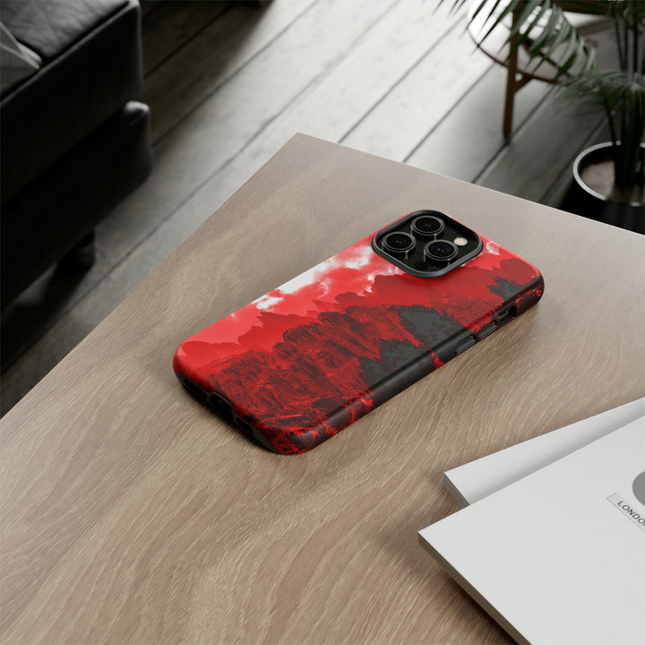 Cute IPhone Case | iPhone 15 Case | iPhone 15 Pro Max Case, Iphone 14 Case, Iphone 14 Pro Max Case IPhone Case for Art Lovers - Red Mountains - Studio40ParkLane