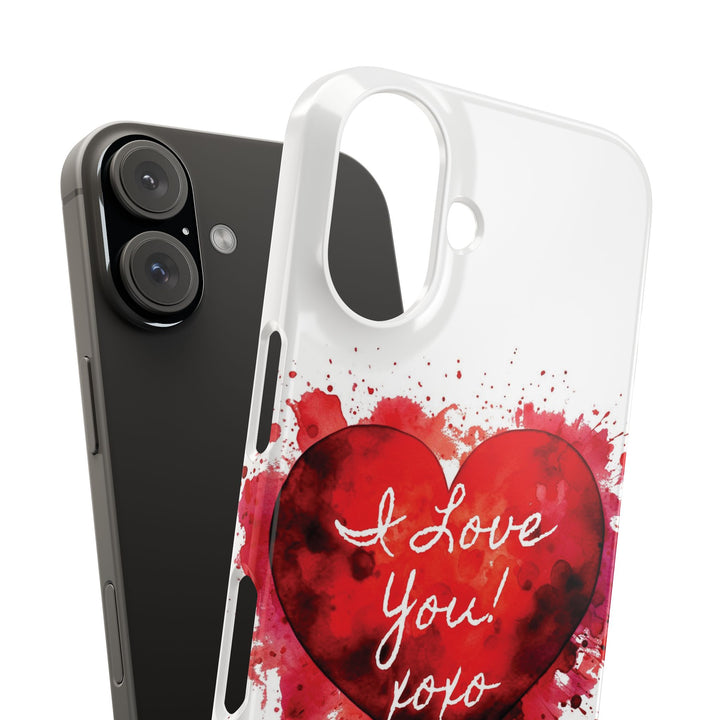 Slim Custom Personalized Valentine Love Gift for Her Cute Phone Cases for Iphone 16 Pro Max | iPhone 15 Case | iPhone 15 Pro Max Case, Iphone 14, 13, 12, 11, 10, 8, 7 - Studio40ParkLane