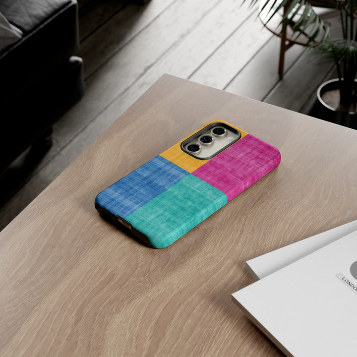 Impact Resistant, Colored Shapes, Cute Phone Cases for Samsung S24, S23, S22, S21, IPhone 15 pro Iphone 14 pro Iphone 13 IPhone 12 Iphone 11 - Studio40ParkLane