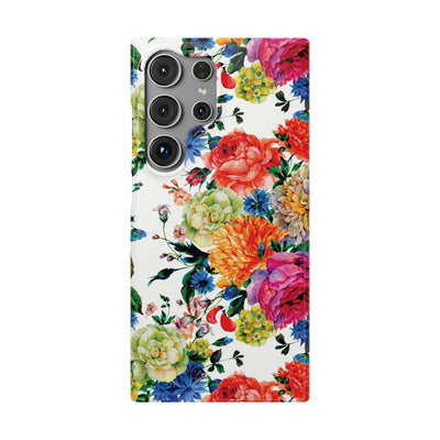 Snap Spring Flowers Cute Phone Cases for Samsung S24, S23, S22, S21, S20, Plus and Ultra, Iphone 16 Pro Max, Iphone 15, 14, 13, 12, 11, 10 - Studio40ParkLane