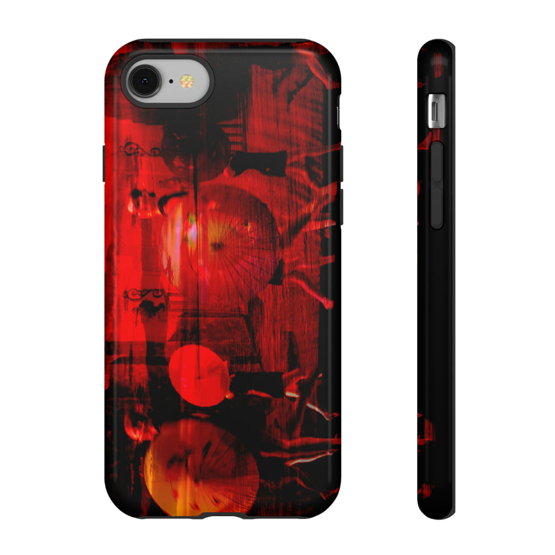 Cute IPhone Case | iPhone 15 Case | iPhone 15 Pro Max Case, Iphone 14 Case, Iphone 14 Pro Max Case IPhone Case for Art Lovers, Sunset Dance Red - Studio40ParkLane