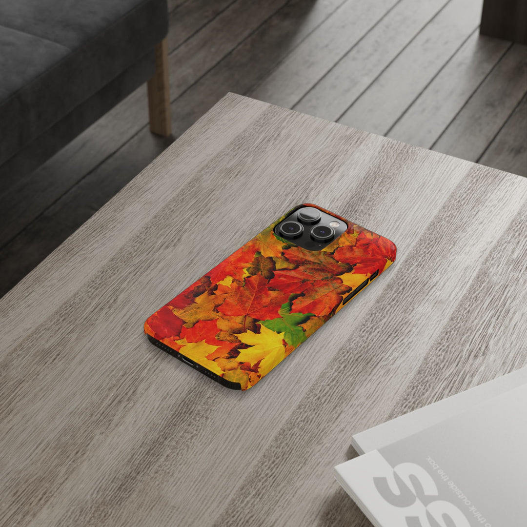 Slim Fall Leaves Slim Cute Phone Cases for Iphone | iPhone 15 Case | iPhone 15 Pro Max Case, Iphone 14, Iphone 14 Pro Max, Iphone 13 - Studio40ParkLane