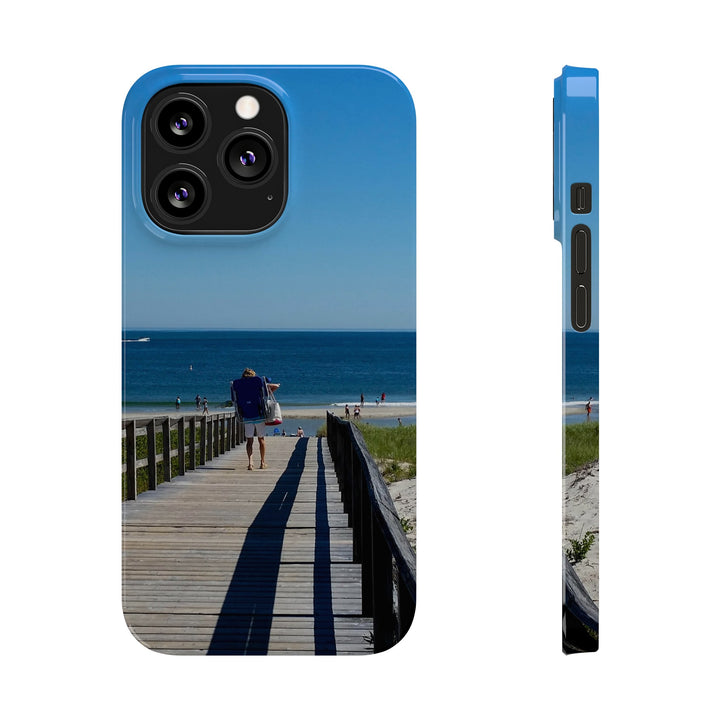 Slim Cute Phone Cases for Iphone - | iPhone 15 Case | iPhone 15 Pro Max Case, Iphone 14 Case, Iphone 14 Pro Max, Iphone 13, Summer Beach Walk - Studio40ParkLane