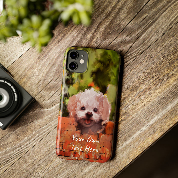 Slim Personalized Cute iPhone Cases - | iPhone 15 Case | iPhone 15 Pro Max Case, Iphone 14 Case, Iphone 14 Pro Max, Iphone 13, Bichon Frise Dog - Studio40ParkLane
