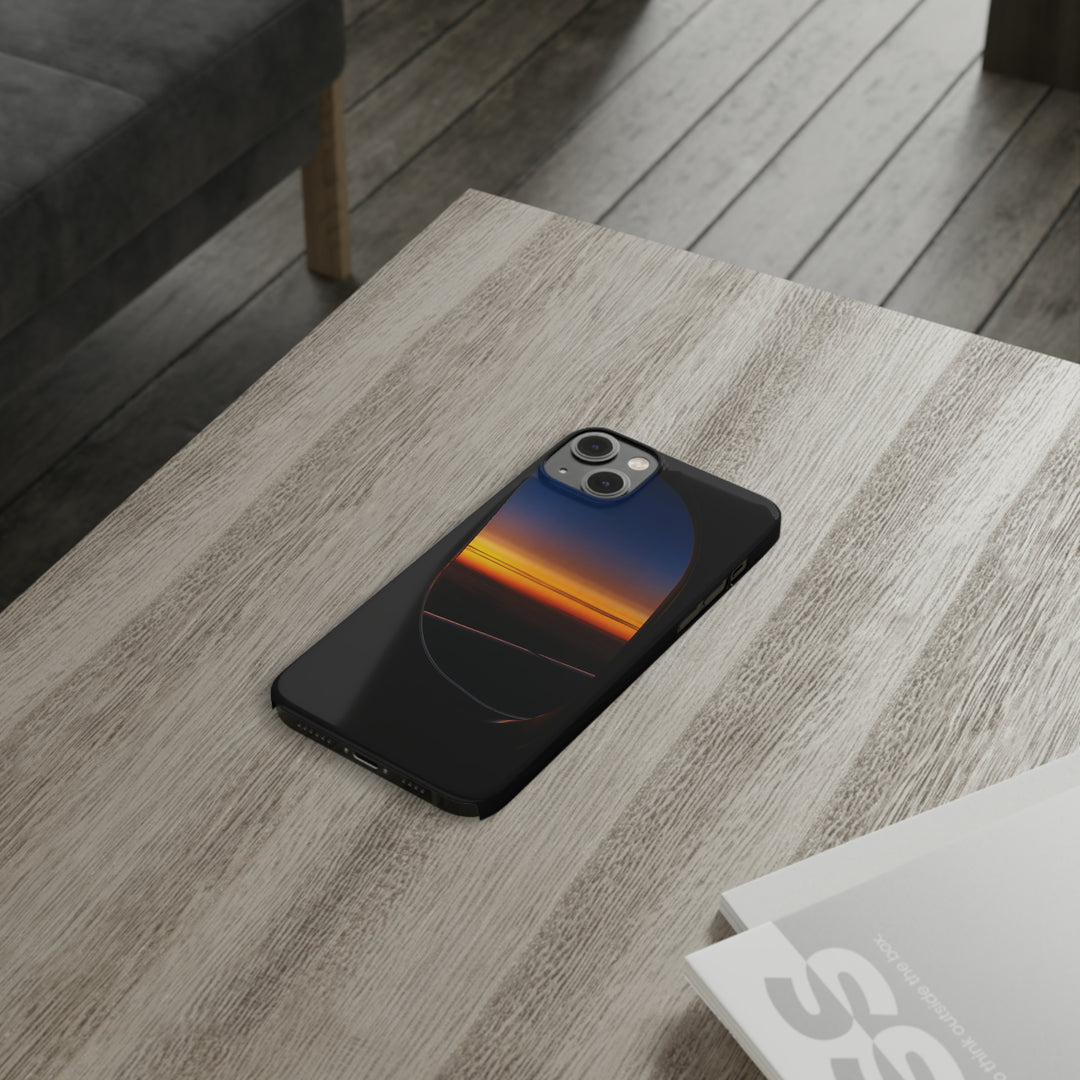 Slim Cute Phone Cases for Iphone - | iPhone 15 Case | iPhone 15 Pro Max Case, Iphone 14 Case, Iphone 14 Pro Max, Iphone 13, Airplane Window Sunset - Studio40ParkLane