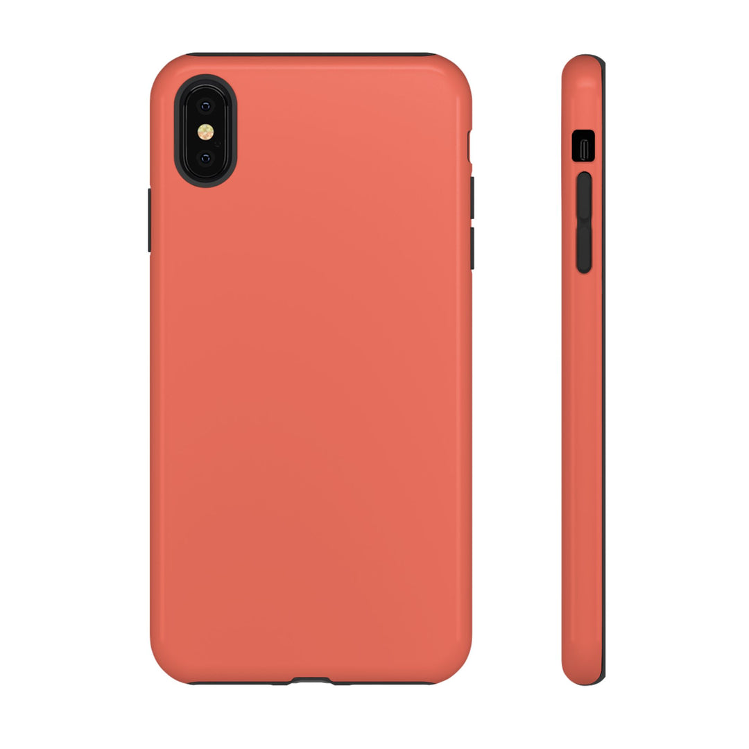 Premium Tough Coral Pink Orange Gift for Her Cute Phone Cases for Samsung S25 S24, S23, S22, S21, Iphone, 16, 15, 14, 13 Pro Max Ultra - Studio40ParkLane