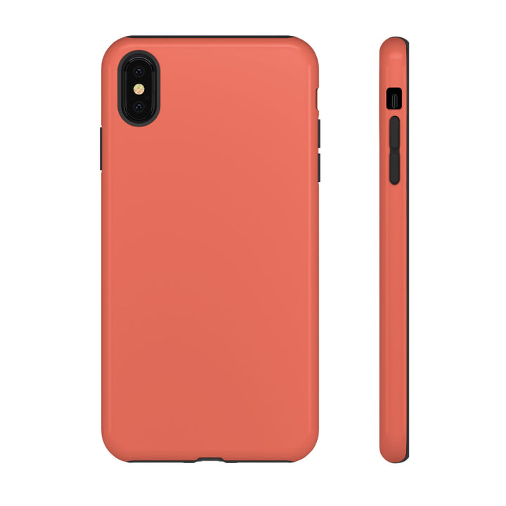 Premium Tough Coral Pink Orange Gift for Her Cute Phone Cases for Samsung S25 S24, S23, S22, S21, Iphone, 16, 15, 14, 13 Pro Max Ultra - Studio40ParkLane